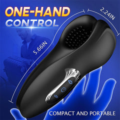 10 Dual Headed Bite & Vibration Penis trainer
