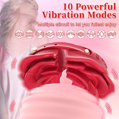 10 Vibrating Nipple Clamps Vibrator