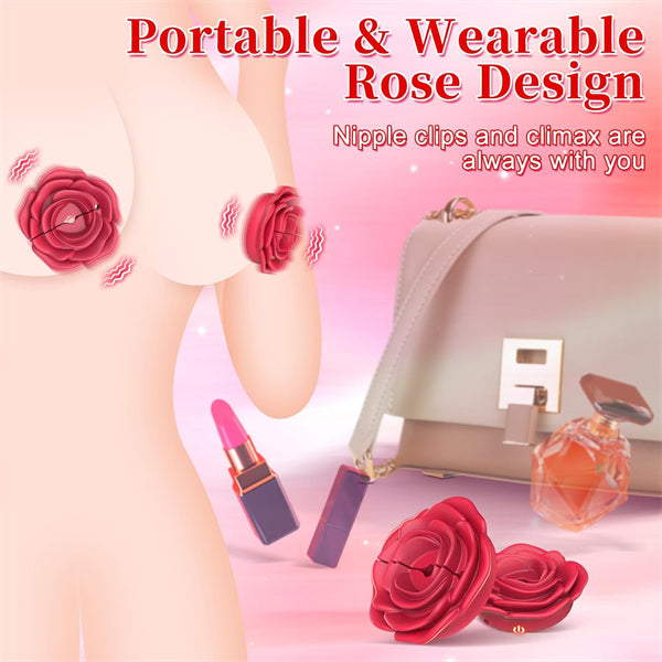 10 Vibrating Nipple Clamps Vibrator