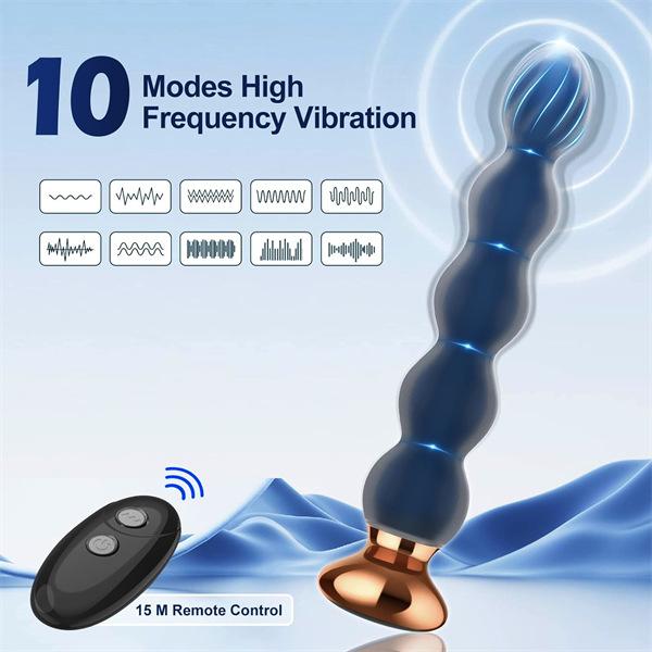 10 Vibration Remote Control Anal Beads