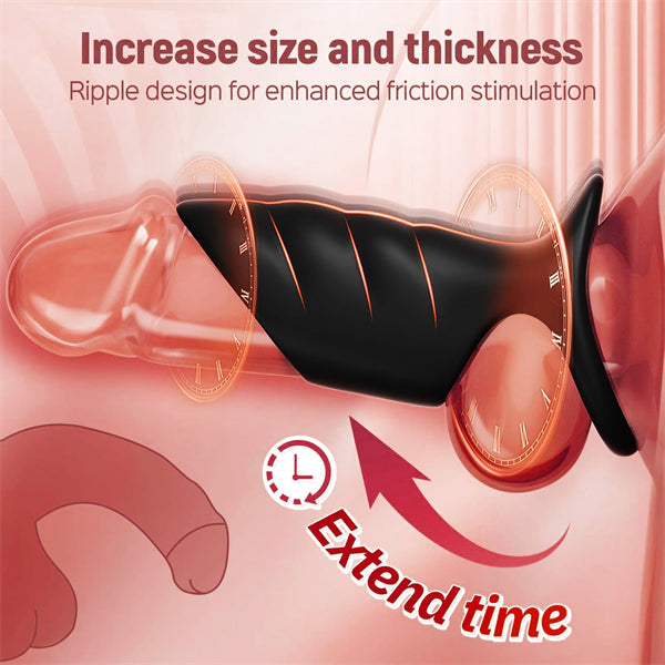 10 Vibrations Penis Extender Cock Ring
