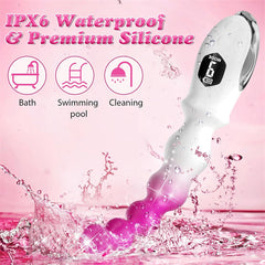10 vibration anal beads plug vibrator
