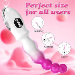 10 vibration anal beads plug vibrator