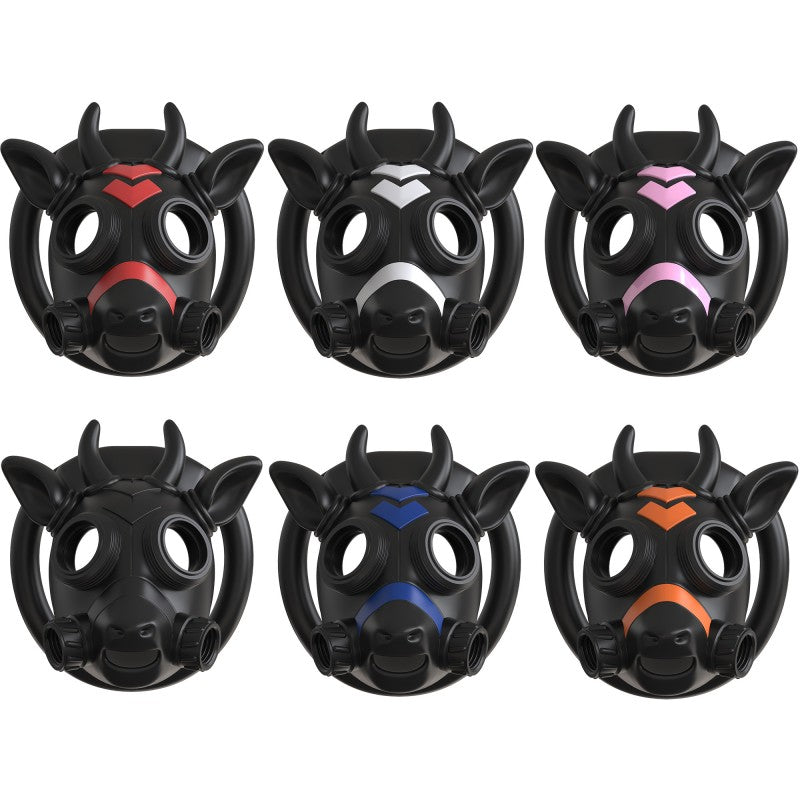 Gas Mask Bull ABS Chastity Cage with 43–58 mm Rings