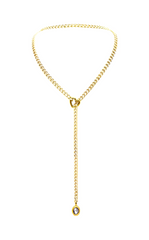 LoveChains™ - Crystal Charm Slip Chain Choker