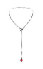 LoveChains™ - Crystal Charm Slip Chain Choker