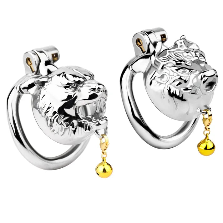 Tiger & Bull 304 Stainless Steel Chastity Cage with Bell