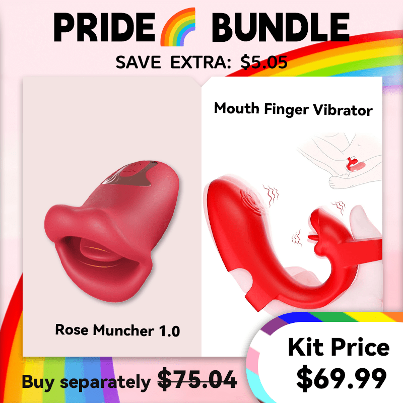 Rose Muncher 10 Biting & 10 Vibrating Modes Stimulate Nipple Clitoral Women Vibrator
