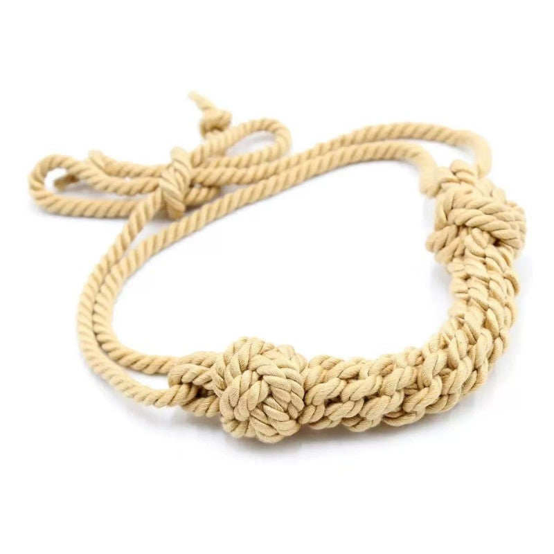 Shibari-Style Rope Gag – Natural Aesthetic Restraint