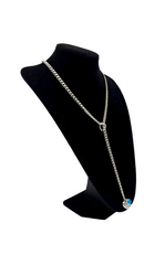 LoveChains™ – Heart Crystal Charm Slip Chain Choker