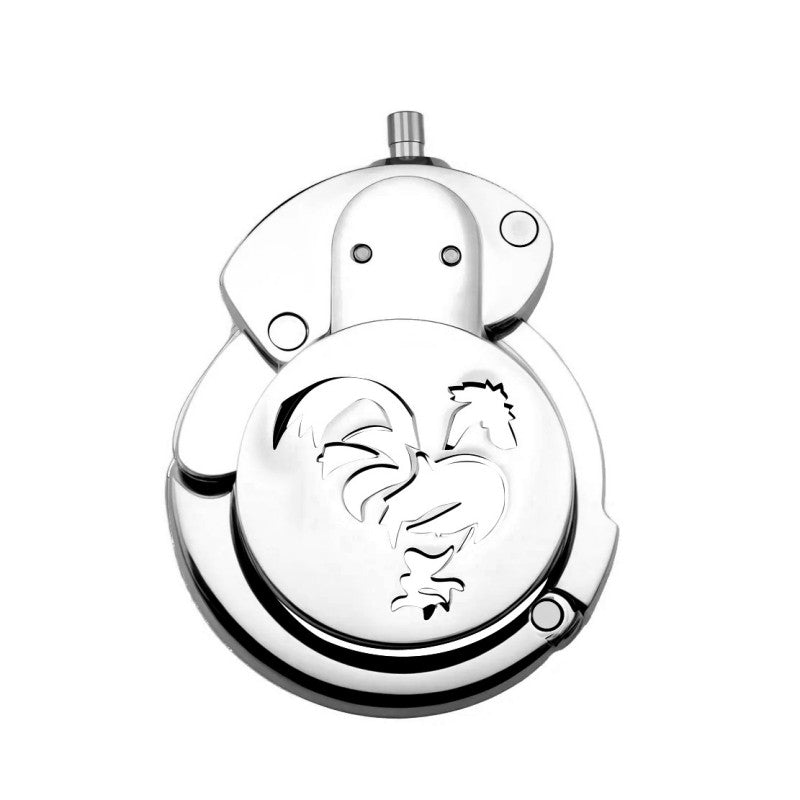 Adjustable Zodiac Chastity Lock – 12 Animal Series | Stainless Steel Cage