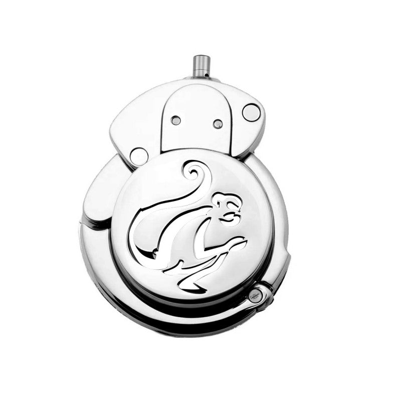 Adjustable Zodiac Chastity Lock – 12 Animal Series | Stainless Steel Cage