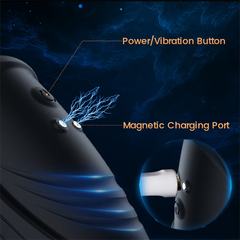 2 In 1 Flexible Handheld 10 Vibrating Stamina Training Stroker