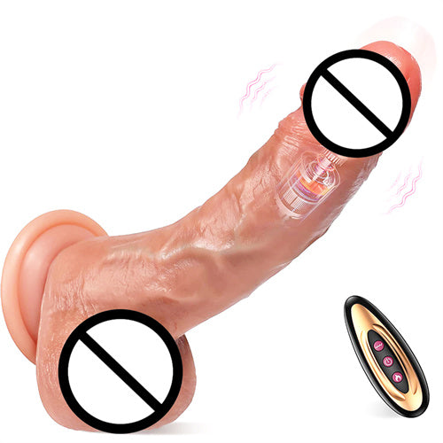 Big Daddy Dildo Vibrator ( 8 Thrusting &10 Vibration & Heating & Remote )