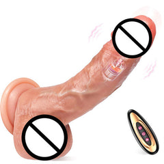 Big Daddy Dildo Vibrator ( 8 Thrusting &10 Vibration & Heating & Remote )