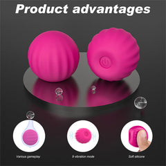 Internal Condom Vibrating Ball Purple