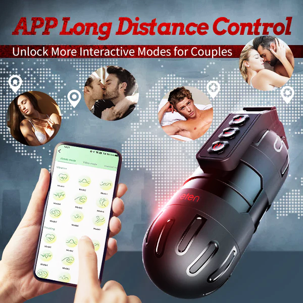 2 in 1 APP Control Pocket Pussy Male Stroker