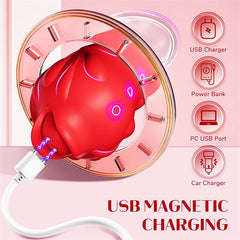 2 in 1 Licking & Sucking Nipple Vibrator
