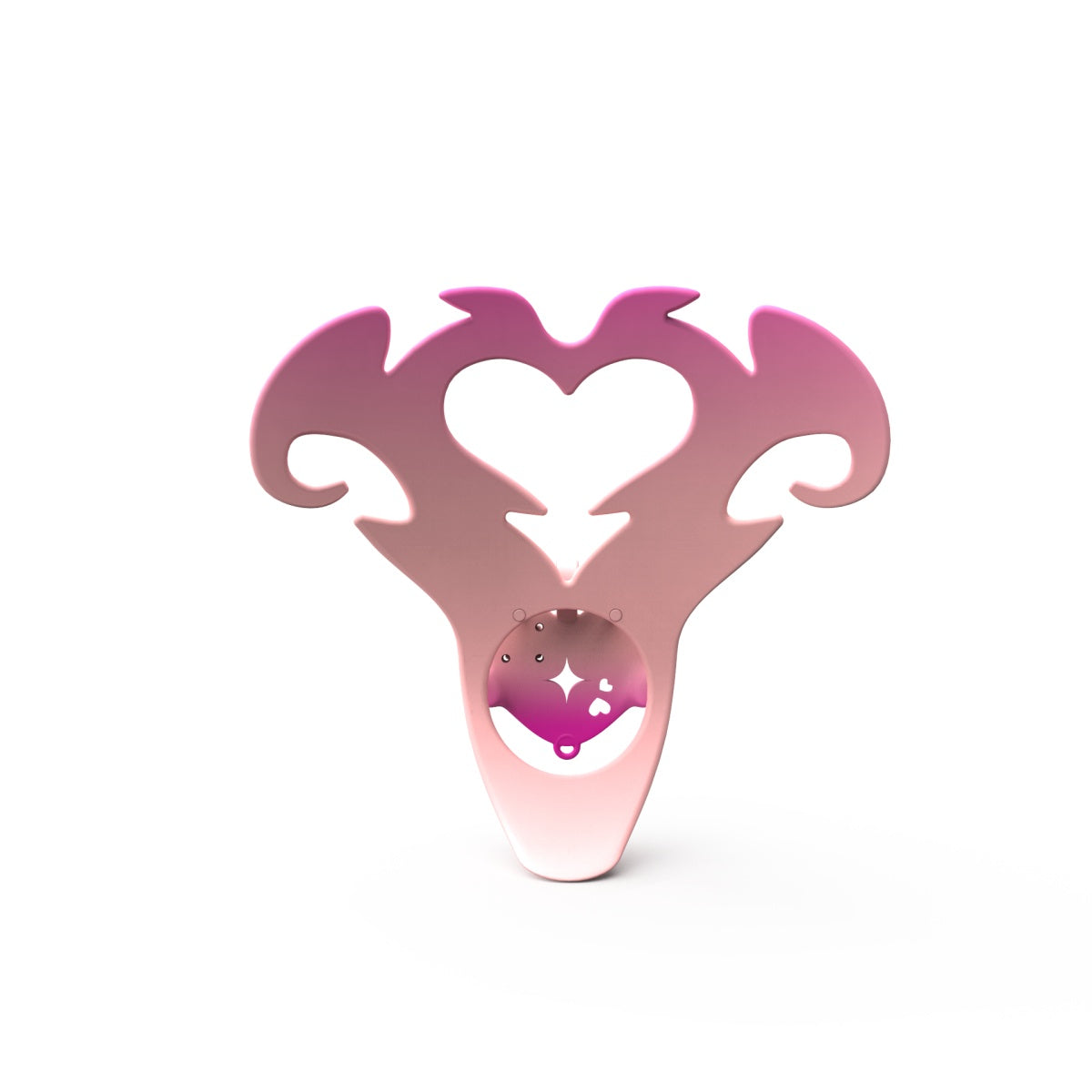 Angel 3D Sissy Resin Chastity Cage Set, 47 mm Ring – SL25001