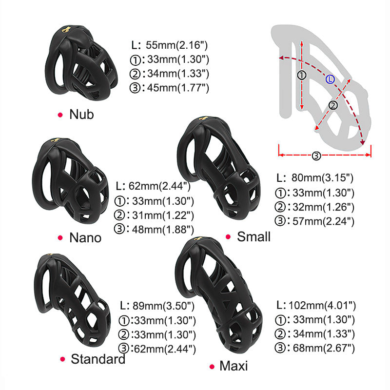 3D Cobra Chastity Cage Pro