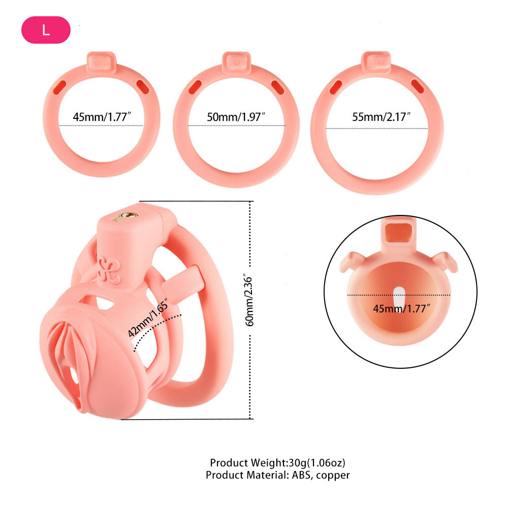 3D Pussy Chastity Cage