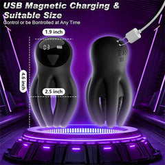 3 IN 1 Male Vibrator Masturbator & Penis Trainer & APP Control