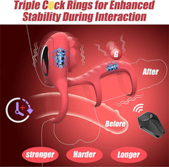 Rose Cock Ring Vibrator PRO4