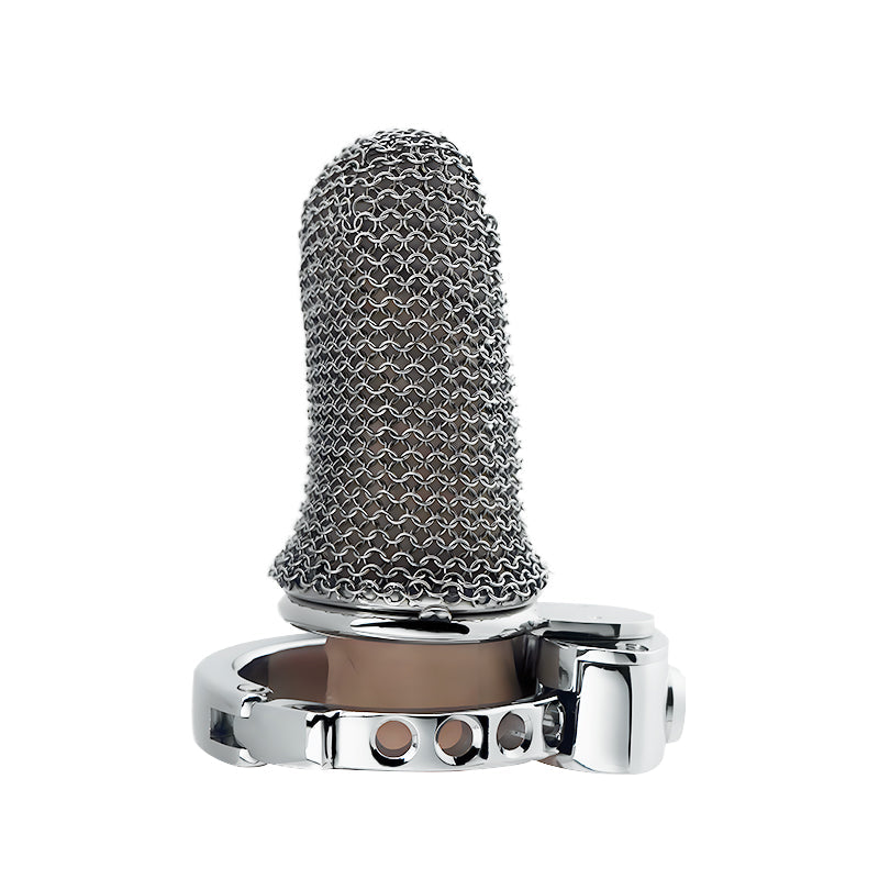 Breathable Chainmail Chastity Cage – 42–137mm Lengths