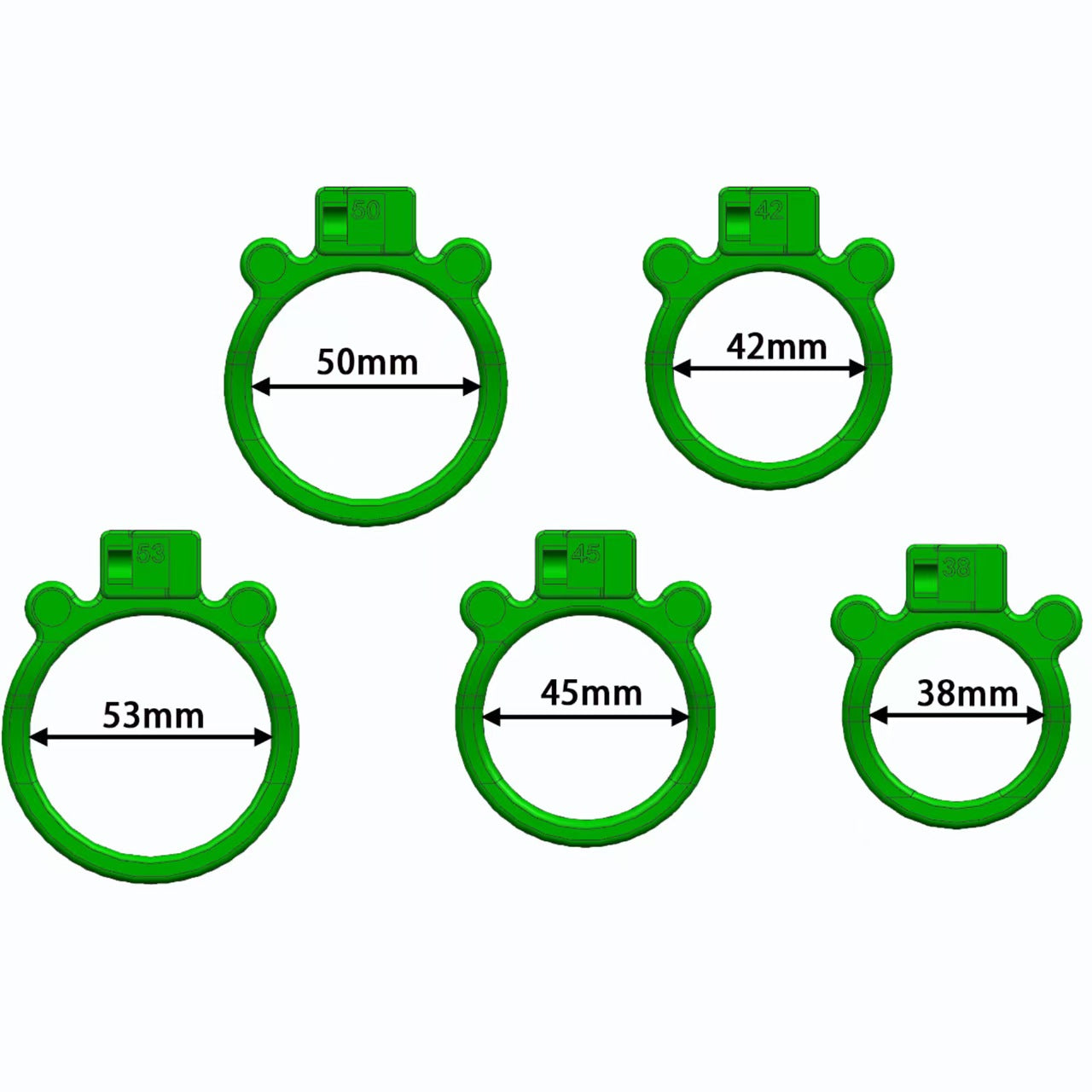 Cannon-Profile Resin Chastity Cage