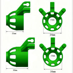 Cannon-Profile Resin Chastity Cage