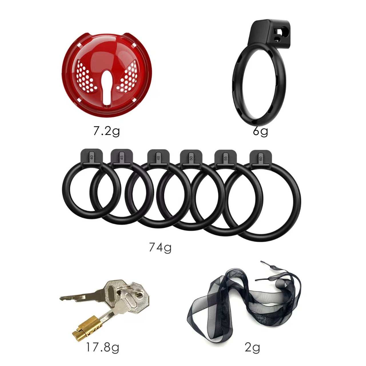 3D Detachable Dual-purpose Chastity Cage