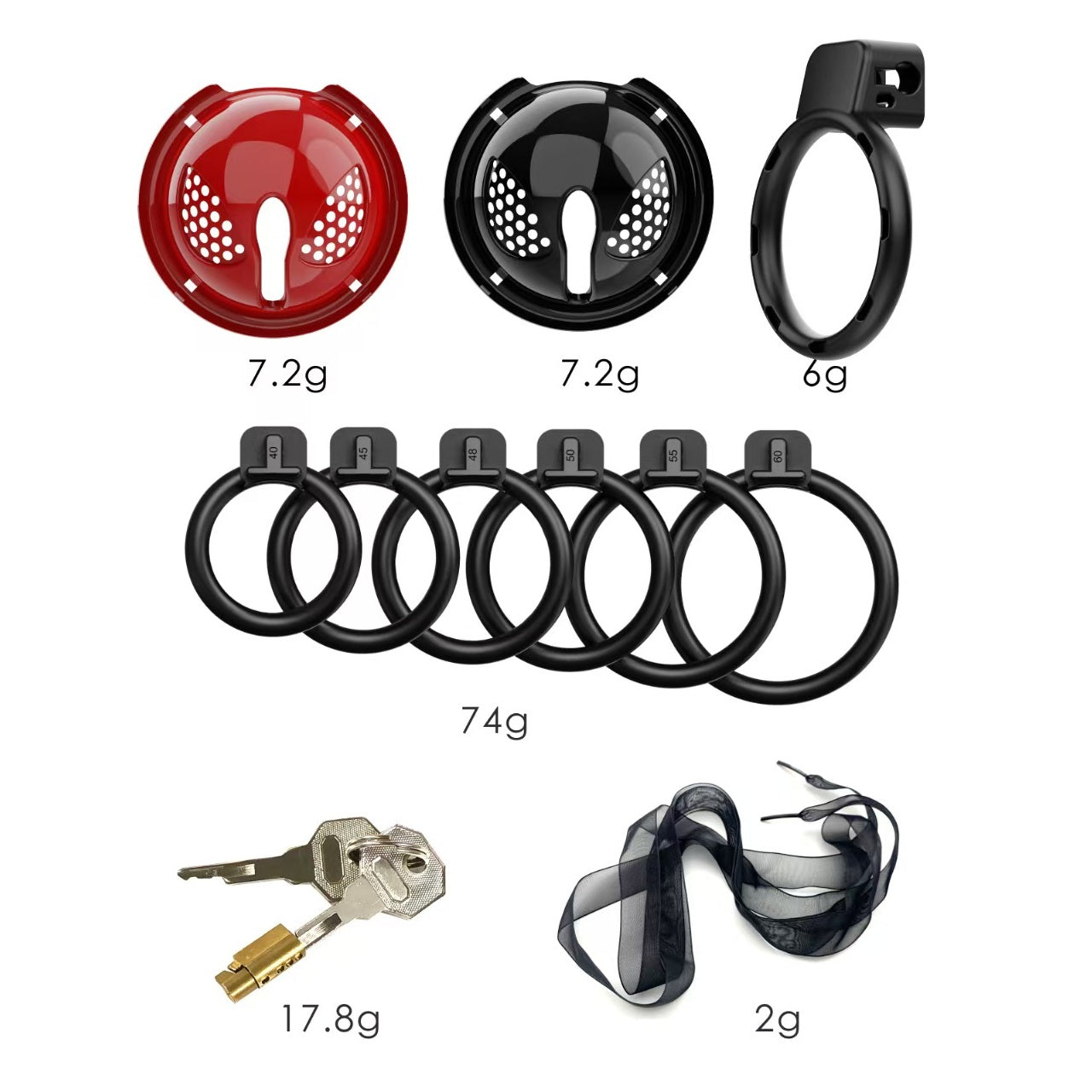 3D Detachable Dual-purpose Chastity Cage