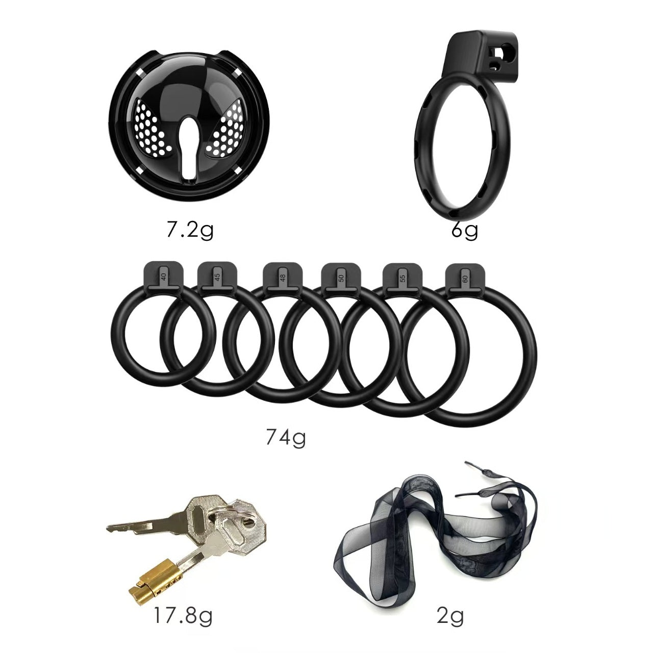 3D Detachable Dual-purpose Chastity Cage