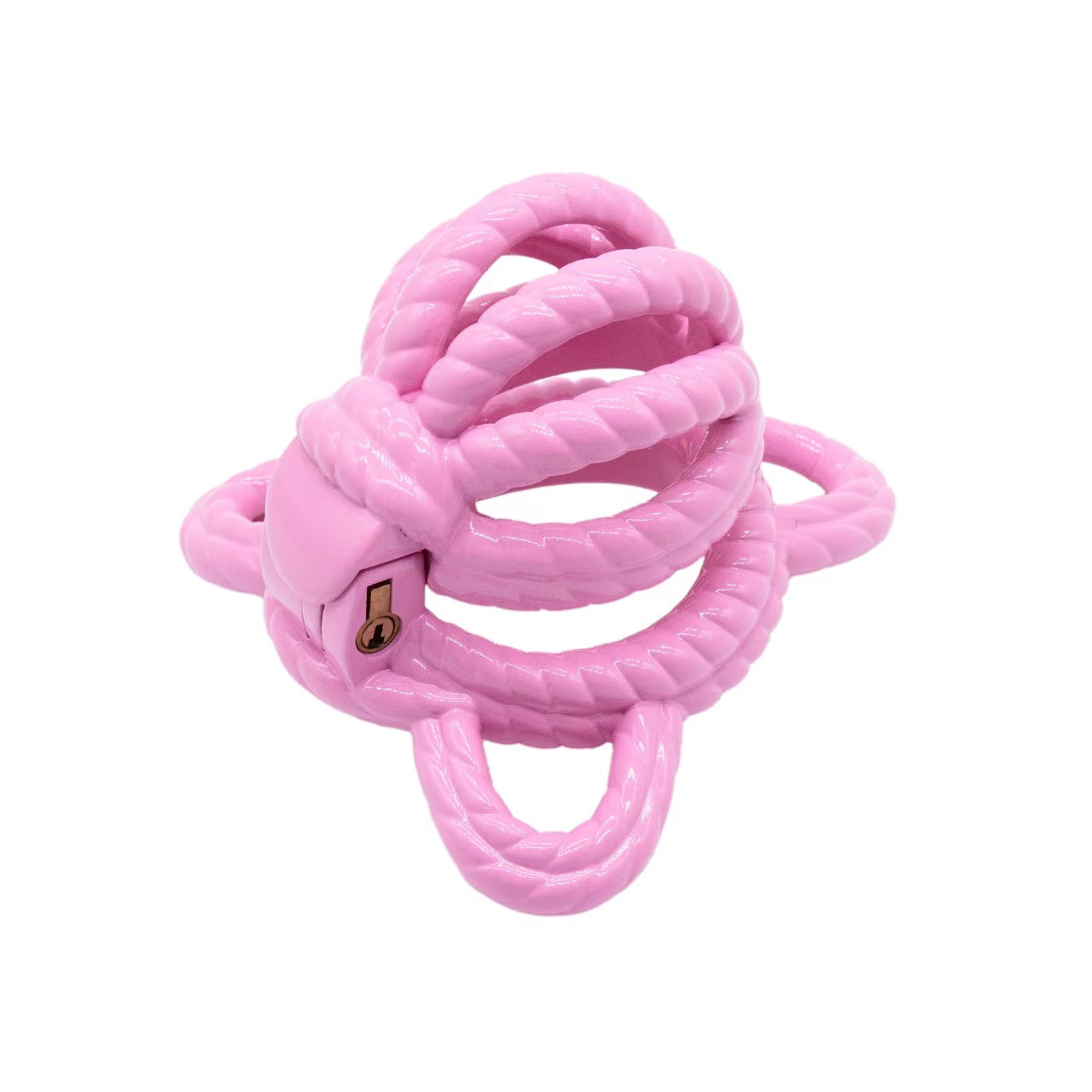 3D Rope Art BDSM Chastity Cage