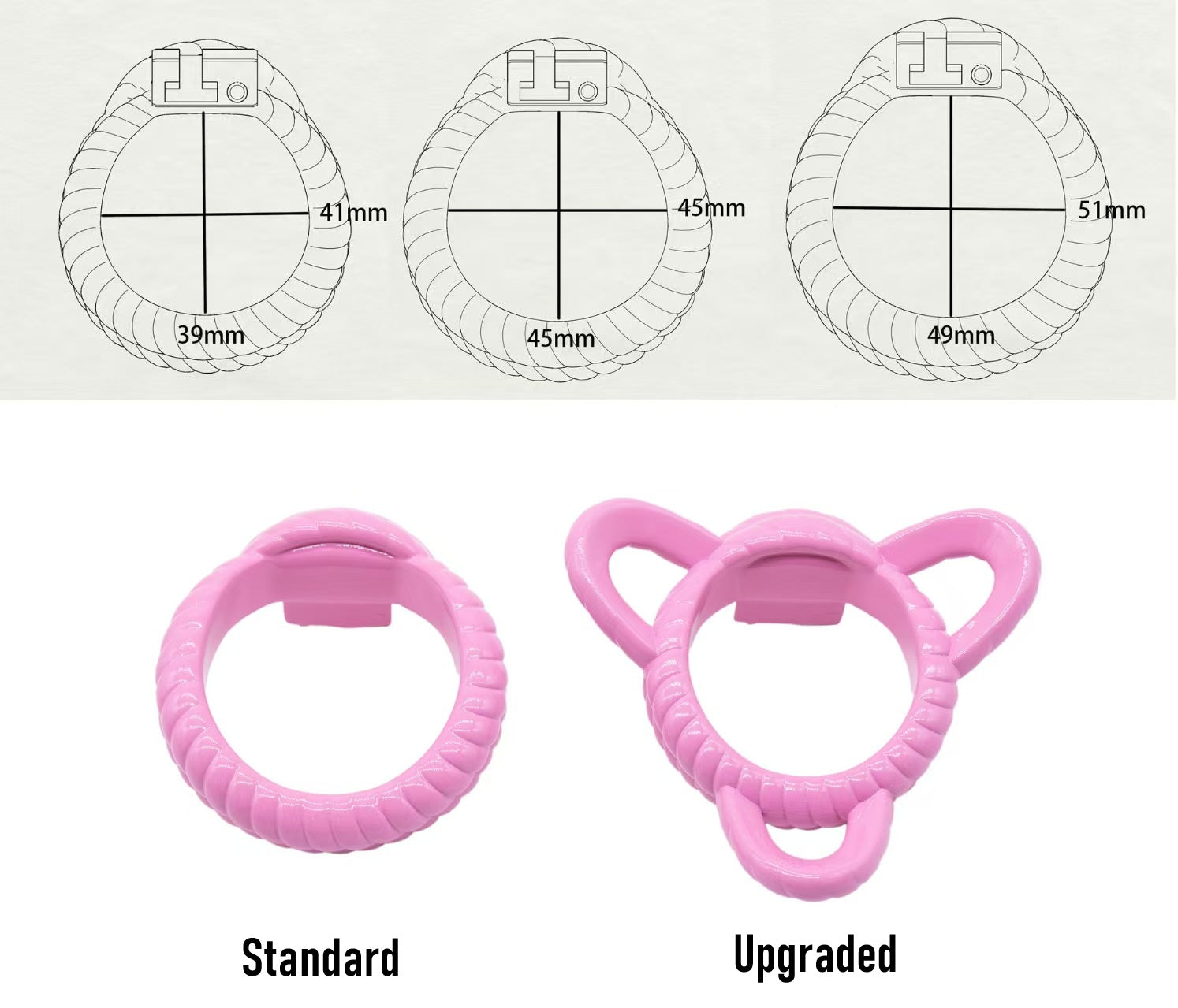 3D Rope Art BDSM Chastity Cage