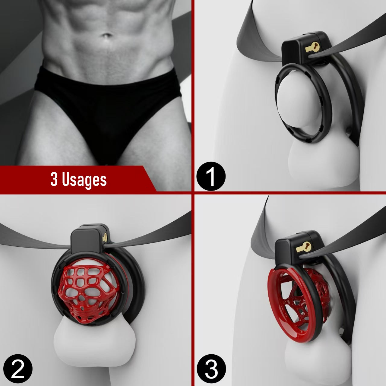Personalized Skeleton Chastity Cage
