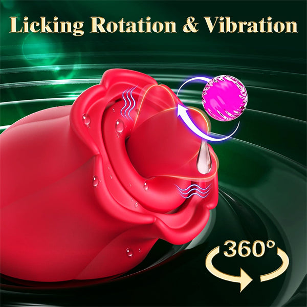 3 in 1 Sucking Vibrator Rose Sex Toy