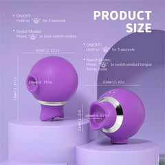 Duck Licking Sucking Vibrator Purple