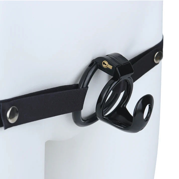 Semi-Open ABS Resin Chastity Cage with Catheter Option – LK-069