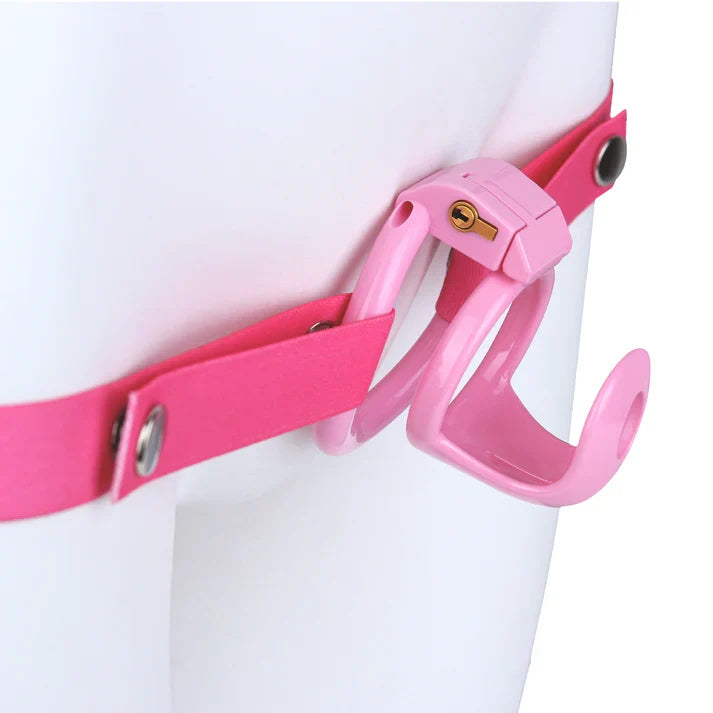 Semi-Open ABS Resin Chastity Cage with Catheter Option – LK-069