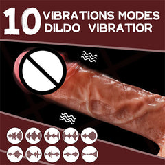 Big Daddy Dildo Vibrator ( 8 Thrusting &10 Vibration & Heating & Remote )
