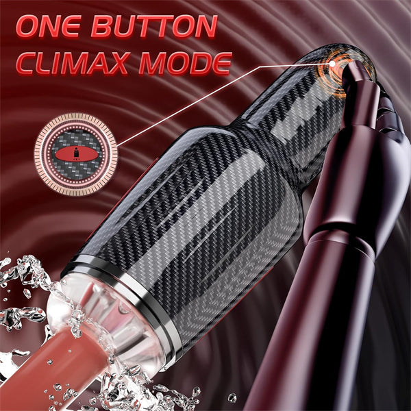 5 Sucking & 10 Vibrating Heating Male Stroker