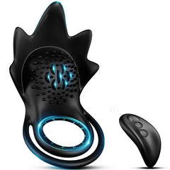 Vibrating Cock Ring Beryl Black
