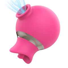 Duck Licking Sucking Vibrator Pink