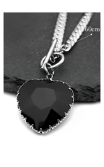 LoveChains™ - Heart Glass Pendant Choker