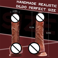 Big Daddy Dildo Vibrator ( 8 Thrusting &10 Vibration & Heating & Remote )