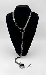 LoveChains™ -  Heart-Star Lock & Key Slip Chain