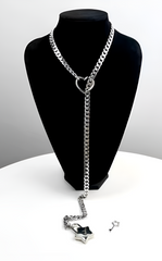 LoveChains™ -  Heart-Star Lock & Key Slip Chain