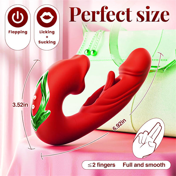 7 Flapping & Vibrating & Licking Modes Tongue Toy