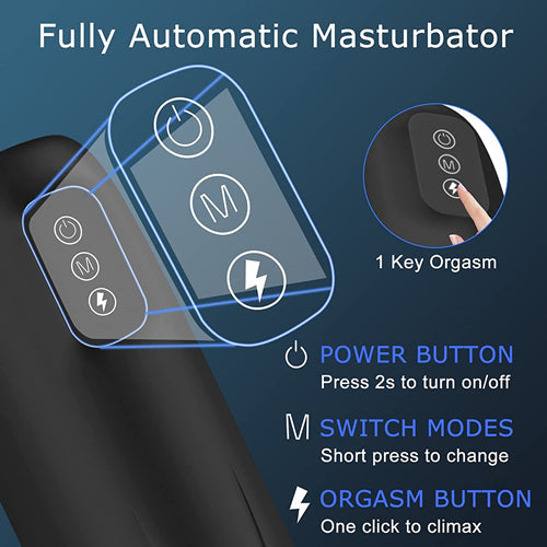 7 Modes Telescopic & Suction Stroker